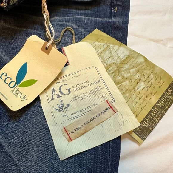 AG Anriano Goldschmied NWT womens Jeans Angel bootcut Dark wash size 26R - Picture 5 of 15
